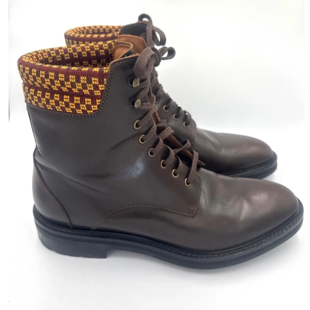 Armando Cabral Collection for Allen Edmonds Mens Brown Leather Boots 41.5 US 8.5